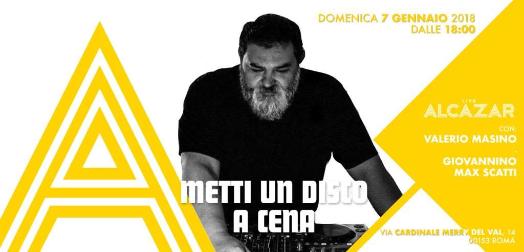 Metti Un Disco A Cena - フライヤー表