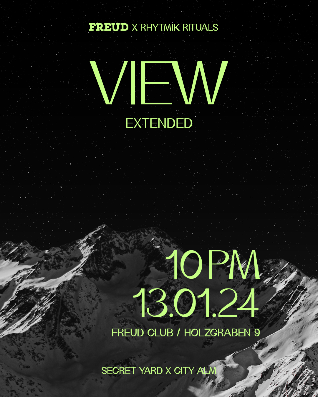 VIEW AFTERPARTY with Tobi Neumann u.v.m. at FREUD Club - フライヤー表