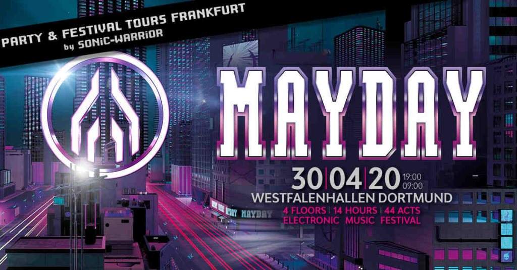 Bus-Tour zur Mayday 2020 ab Frankfurt Über Gießen - Página frontal