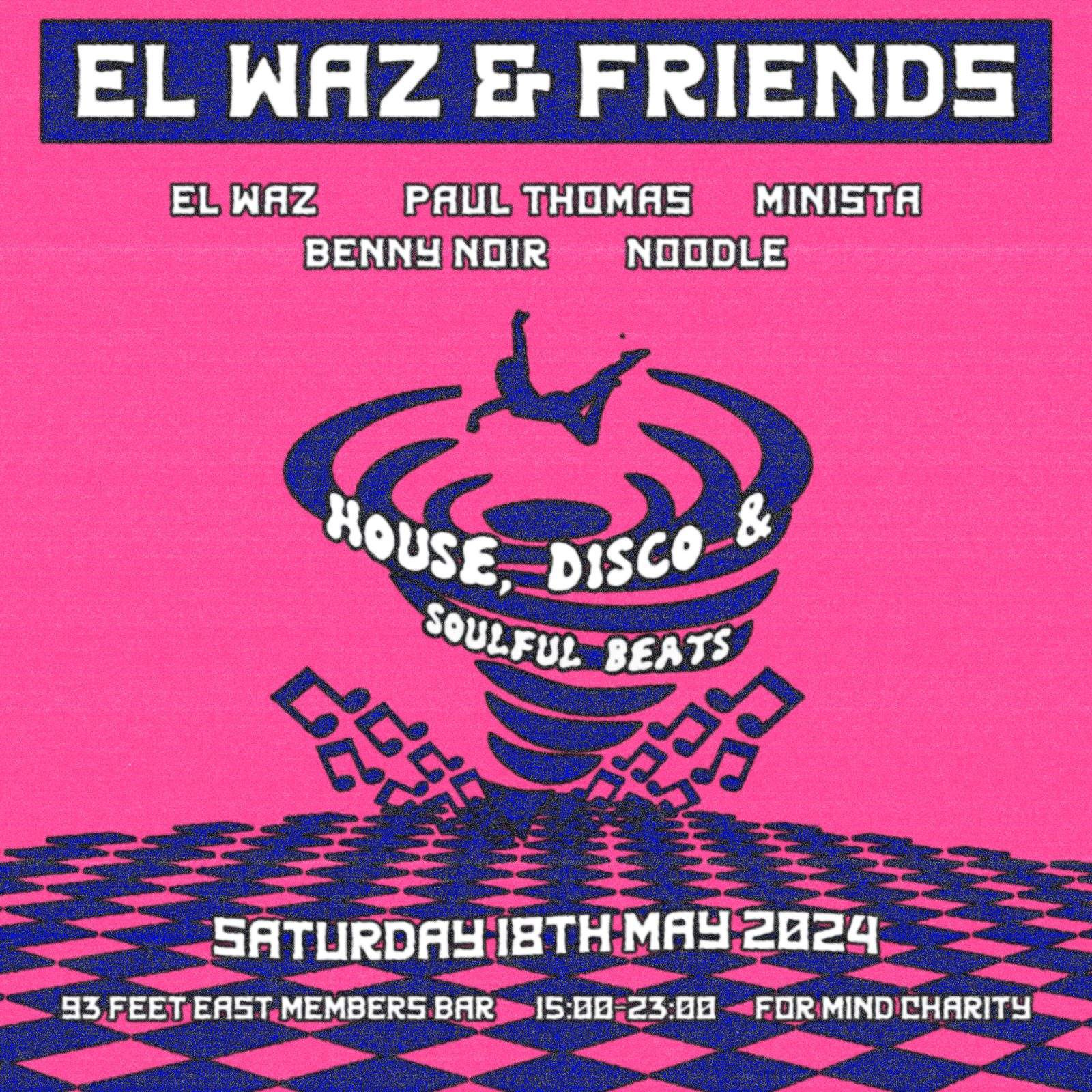 [CANCELLED] El Waz and Friends 2 - Disco, House, Funk - Página frontal