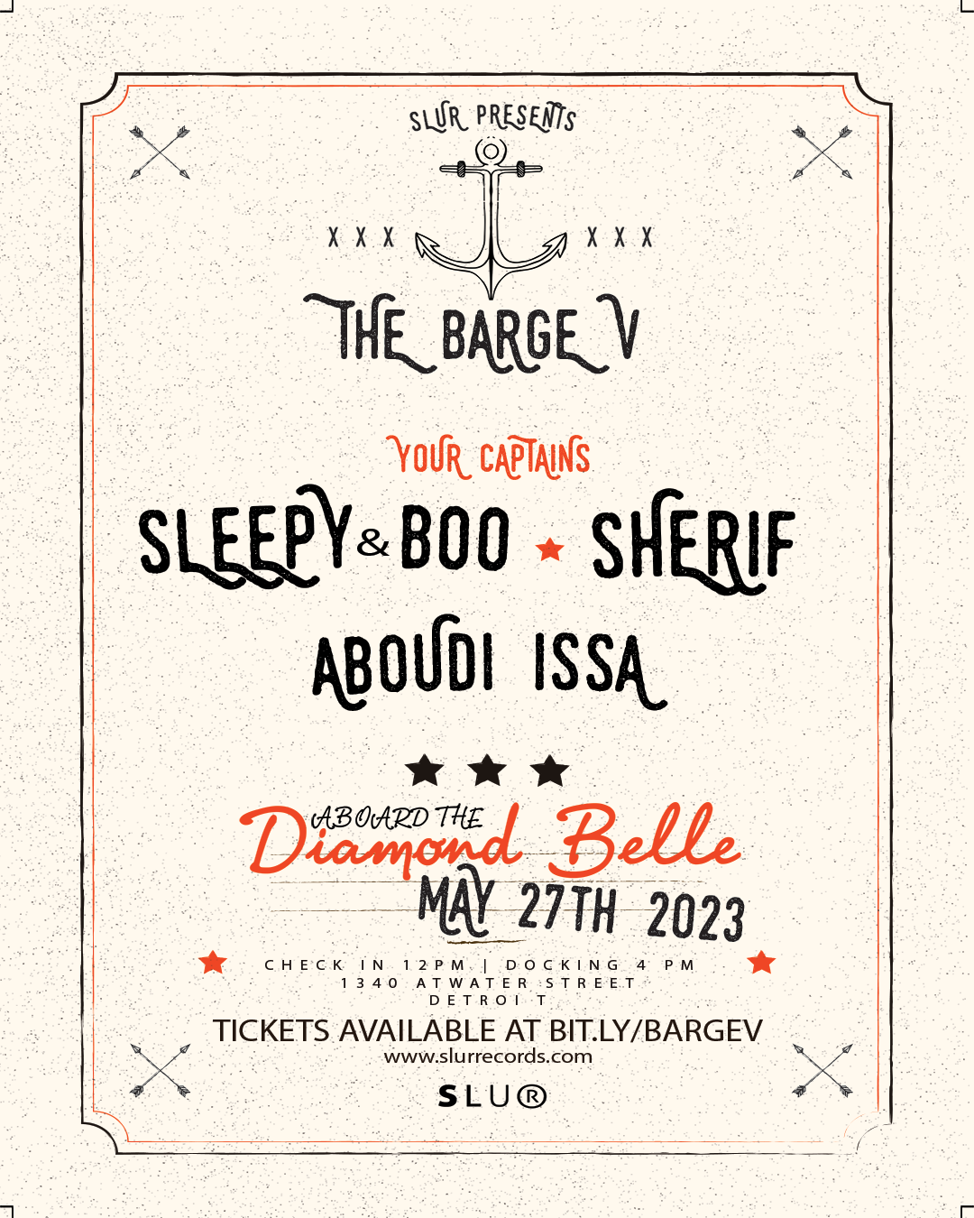 Slur presents The Barge V [Boat Party] - フライヤー裏