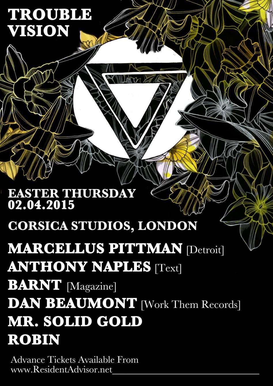 Trouble Vision 2015.3 with Marcellus Pittman, Anthony Naples, Barnt & More - Página trasera