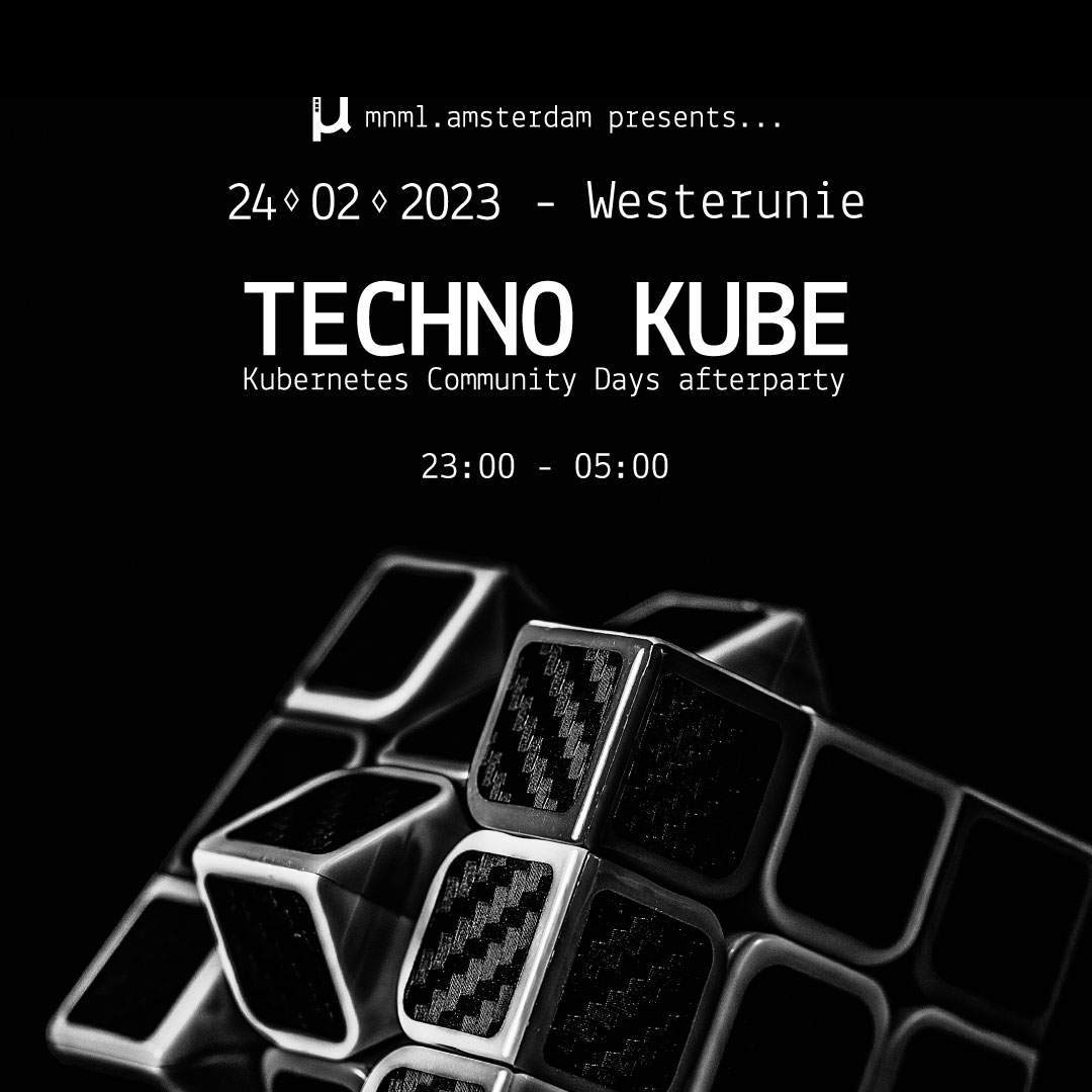 Techno Kube - フライヤー表