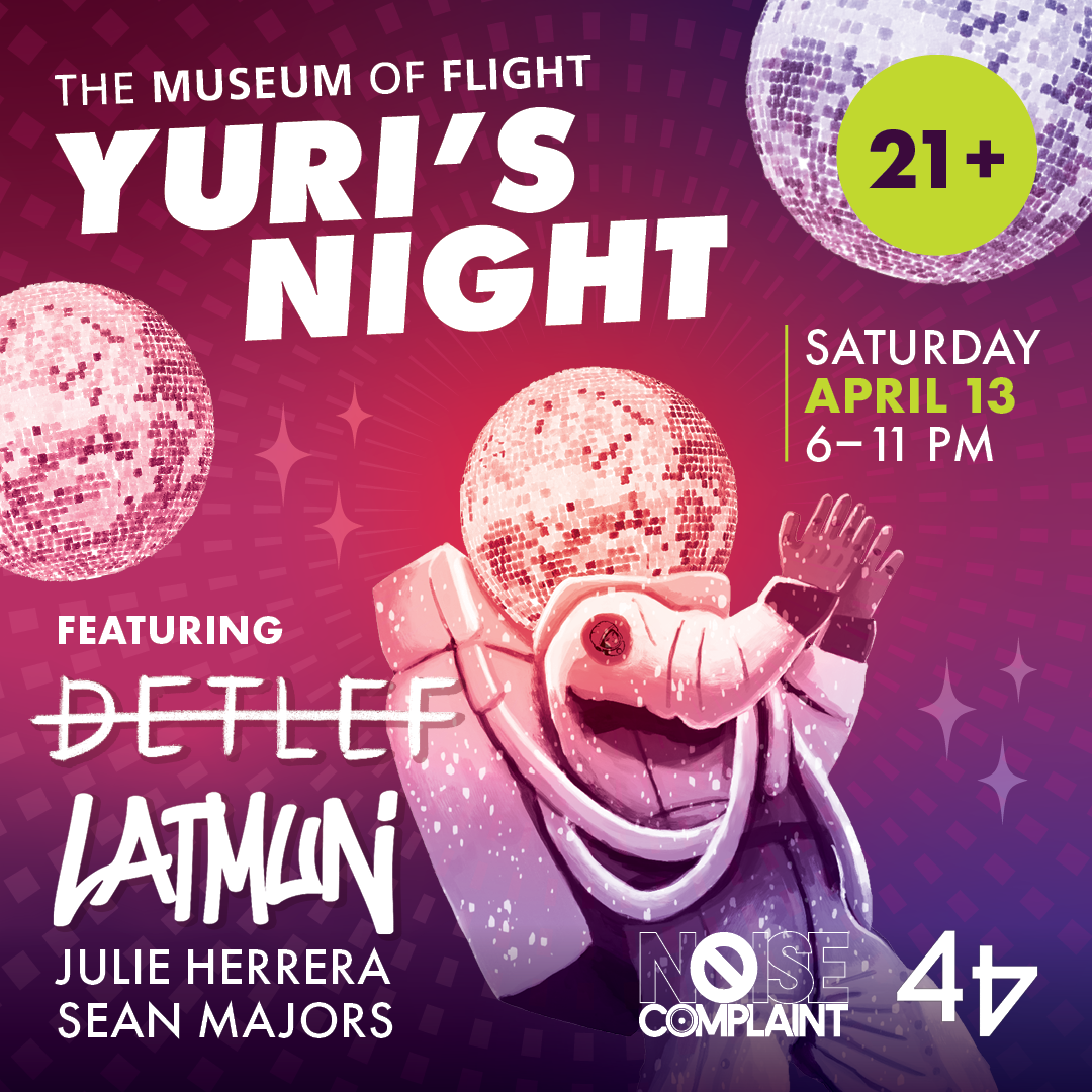 Yuri's Night Seattle - フライヤー表