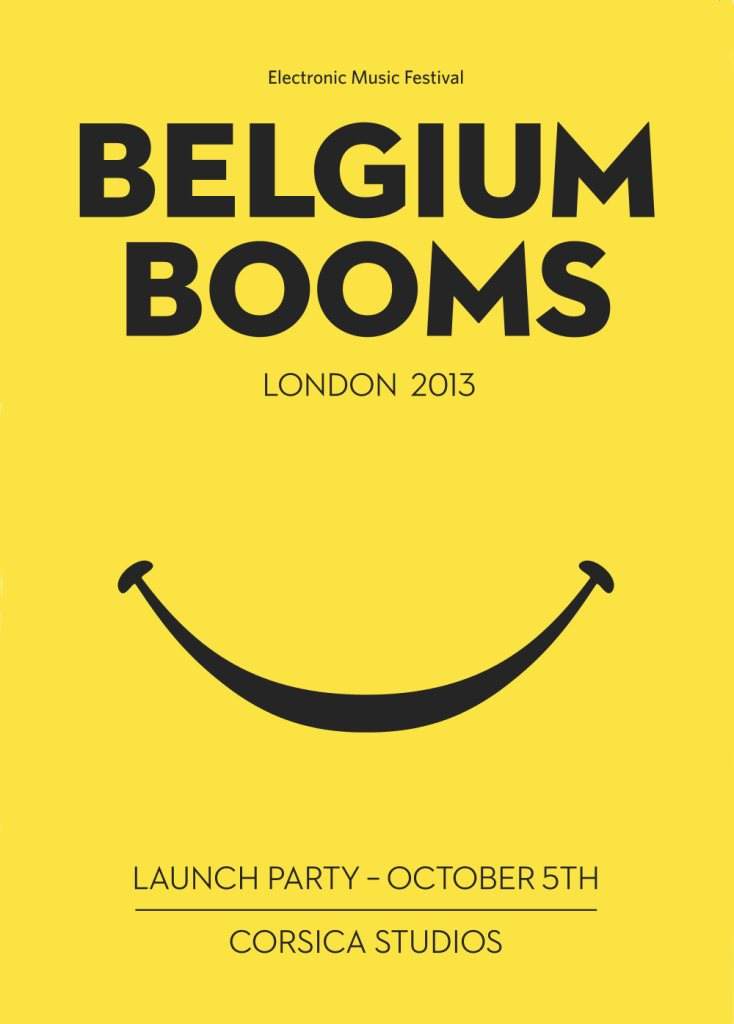 Belgium Booms Launch Party - Página frontal