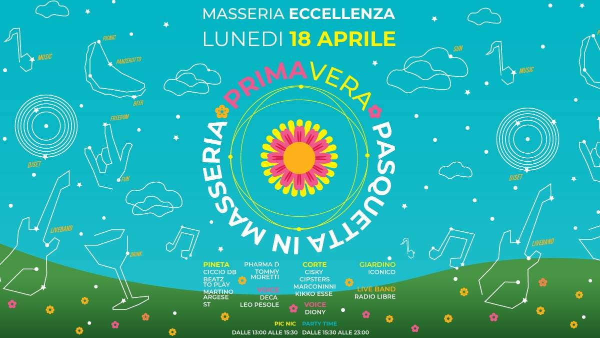 PrimaVera - Pasquetta in Masseria - フライヤー表
