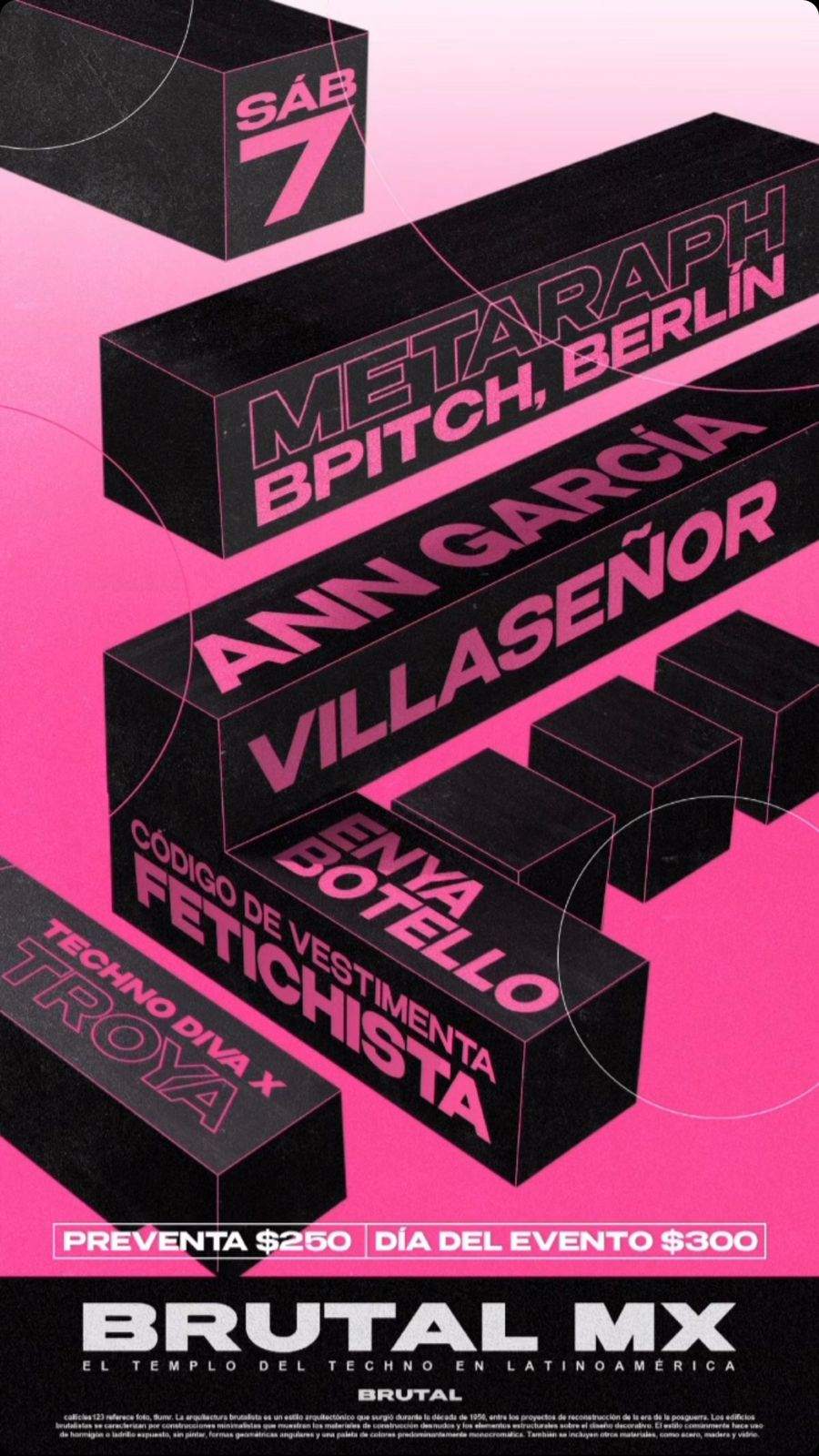 Metaraph – Enya Botello, Villaseñor, Ann García at Brutal Mx, Mexico City