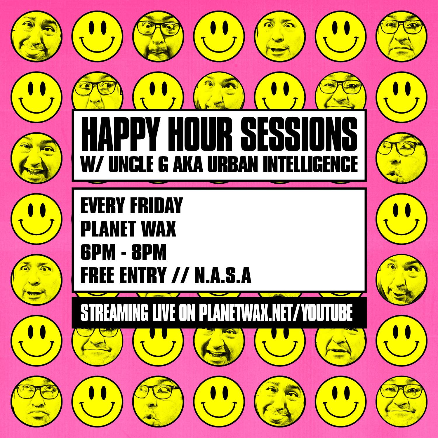 Happy Hour Sessions with Urban Intelligence - Página frontal