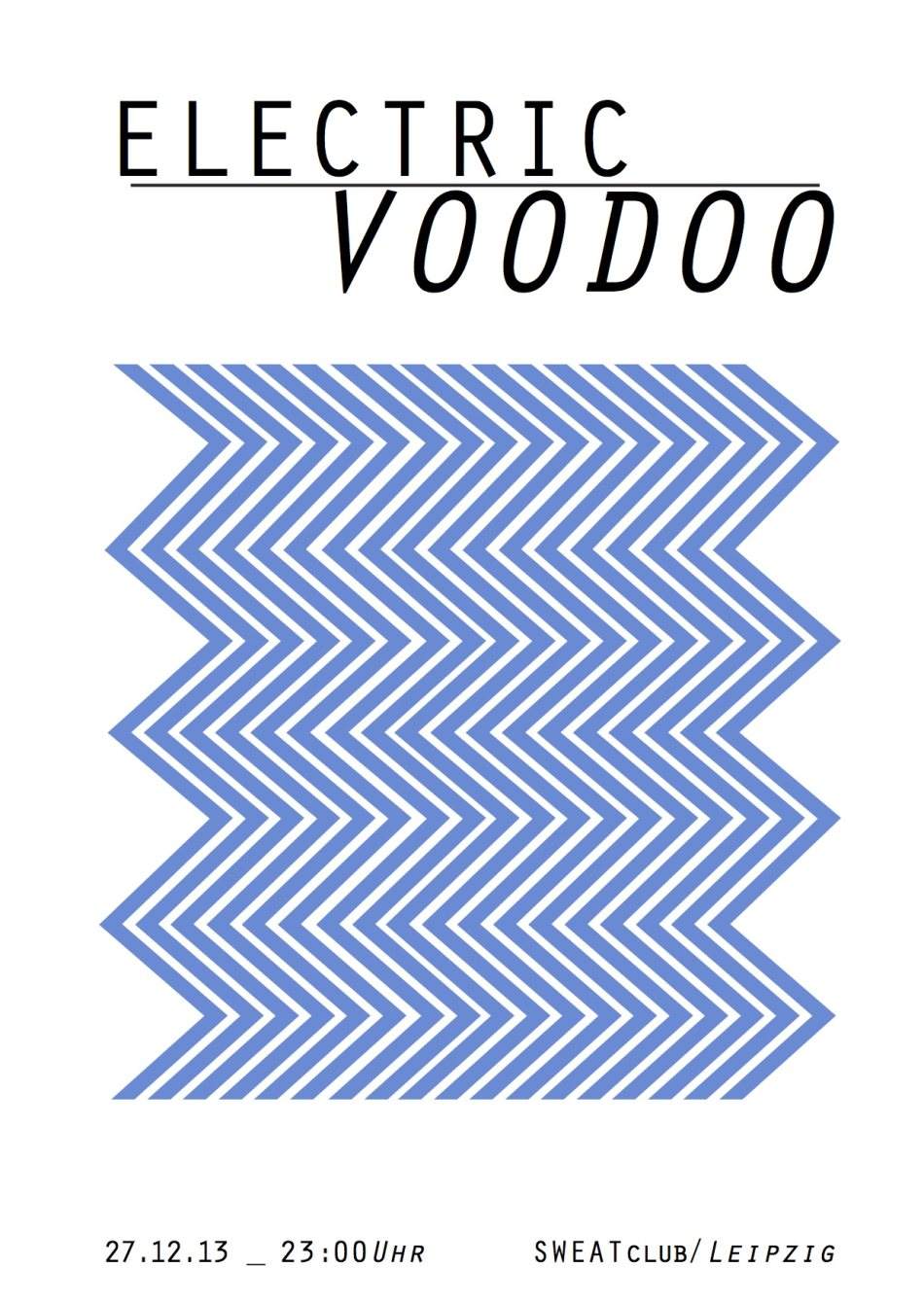 Electric Voodoo - フライヤー表
