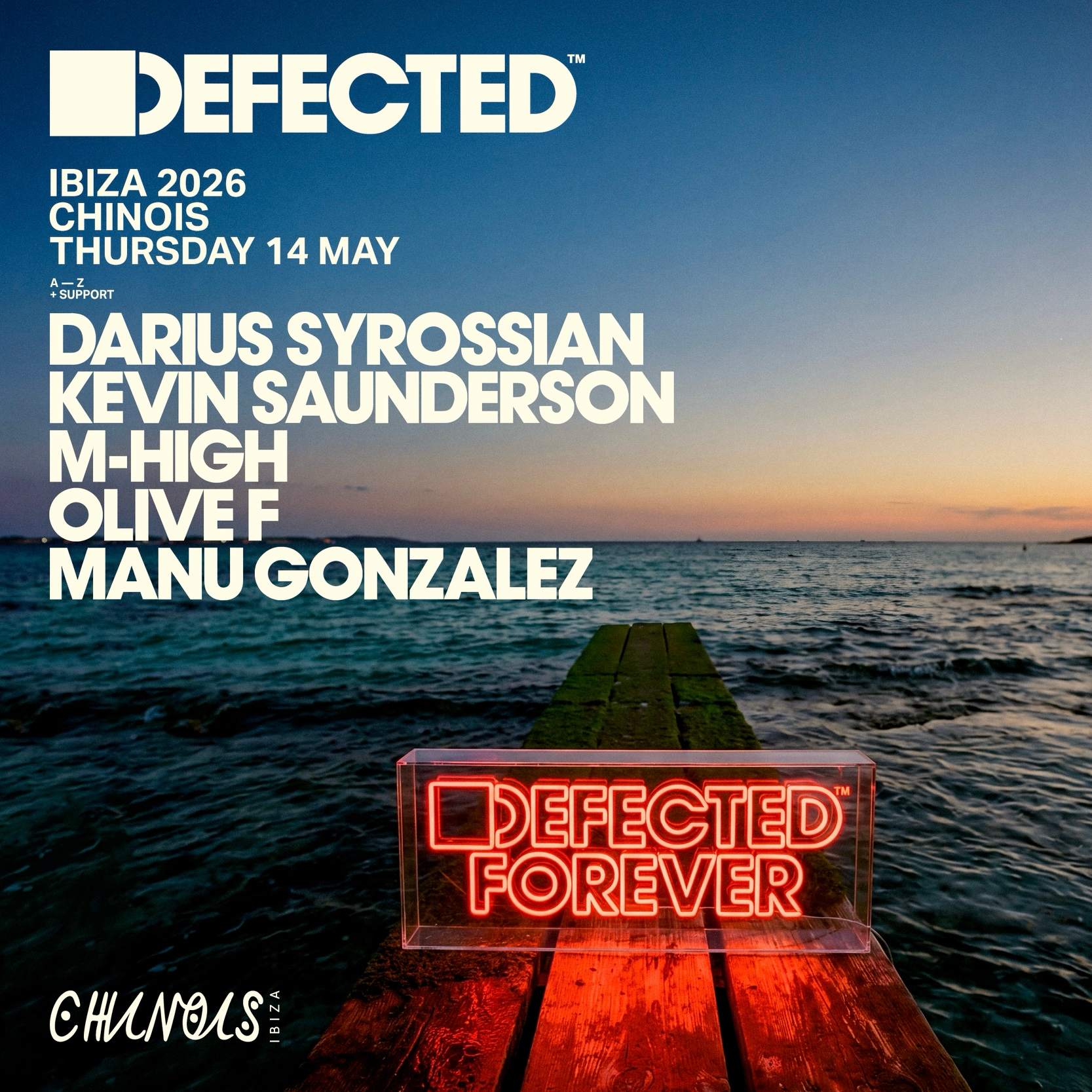 Defected: Darius Syrossian B2B Olive F, Kevin Saunderson, M-High, Manu Gonzalez