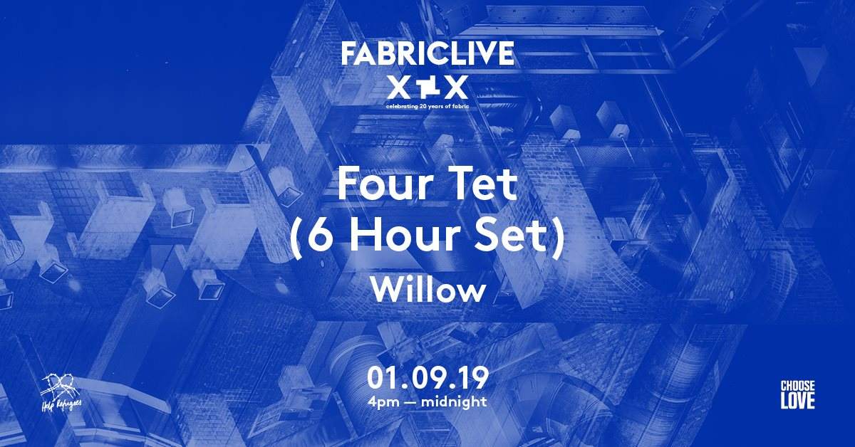 FABRICLIVE XX: Four Tet (6 Hour Set) & Willow - Página frontal