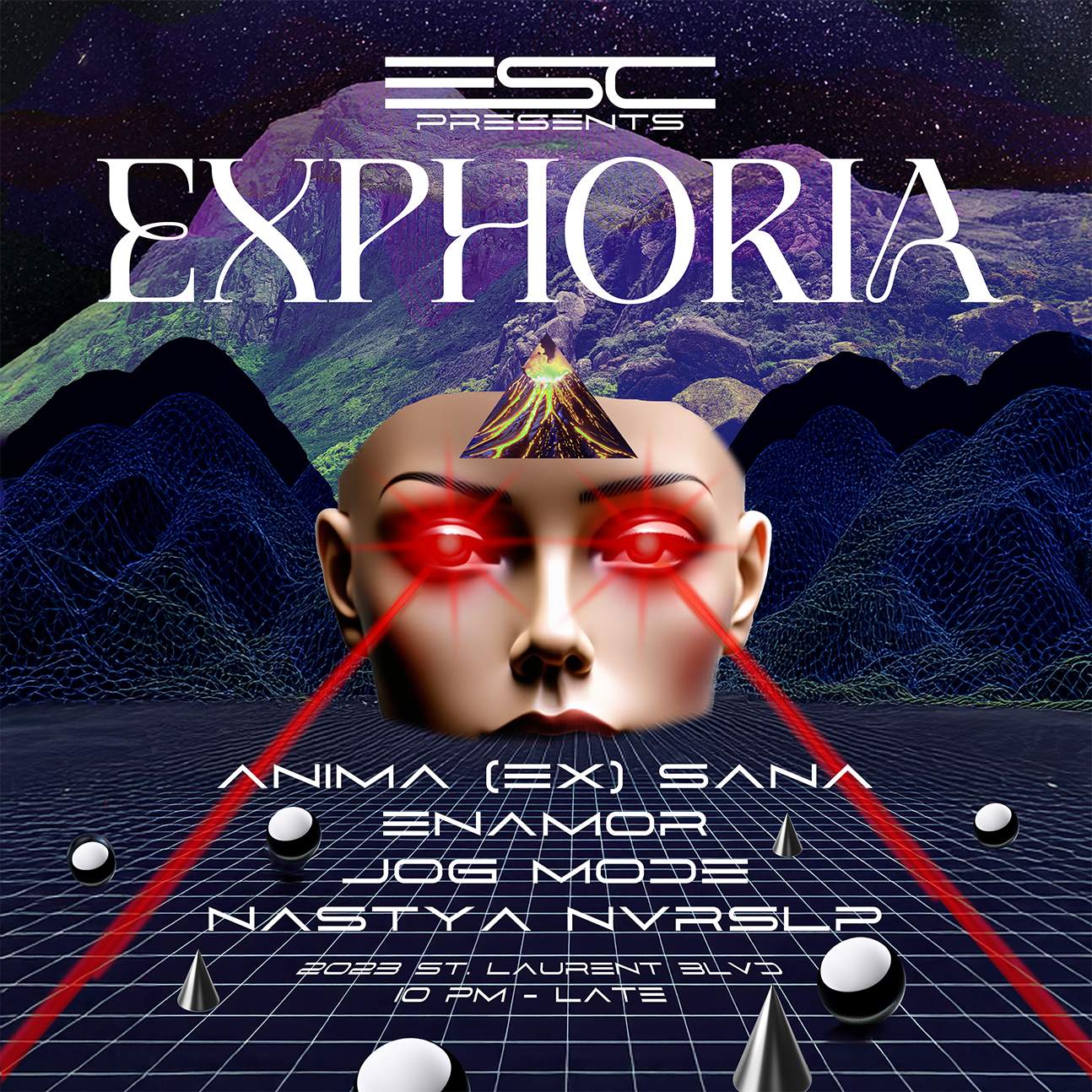 Exphoria 001 w/ ANIMA (EX) SANA, ENAMOR, Jog Mode & NASTYA NVRSLP at ...