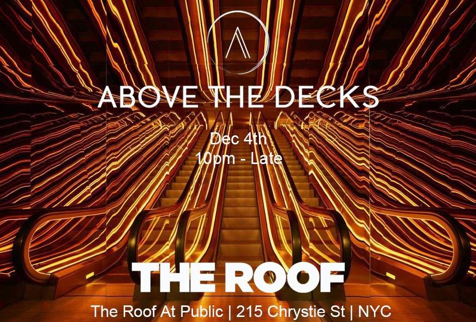 Above The Decks - フライヤー表