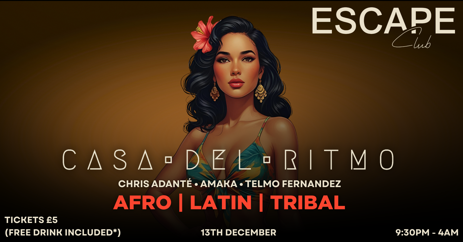 CASA DEL RITMO Takeover at Escape Club, South + East