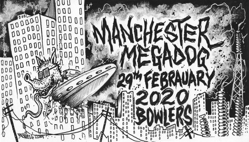 Manchester Megadog - フライヤー表
