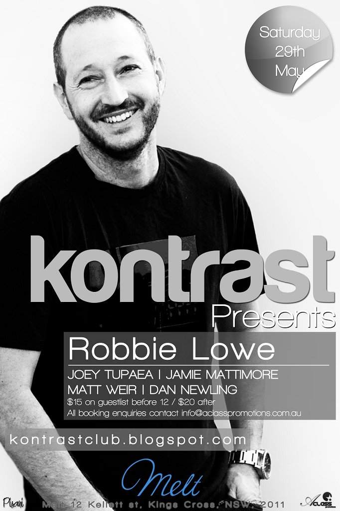 Kontrast presents Robbie Lowe - Página frontal