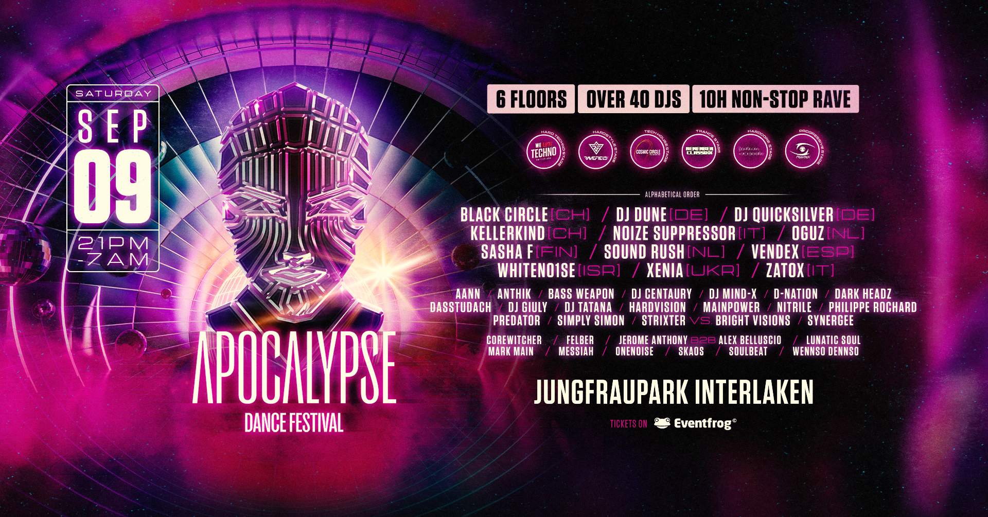 Apocalypse Dance Festival 2023 - フライヤー表