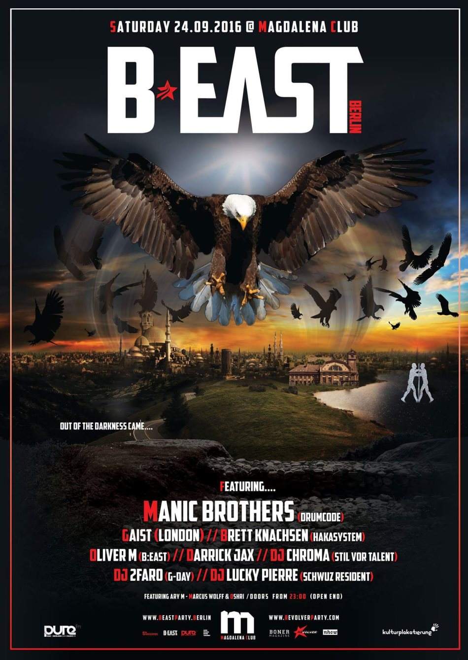 B:East #5 feat. Manic Brothers - Drumcode & Gaist (UK) - Página frontal