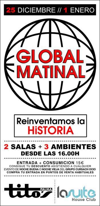 Global Matinal at Tito's La Suite - フライヤー表