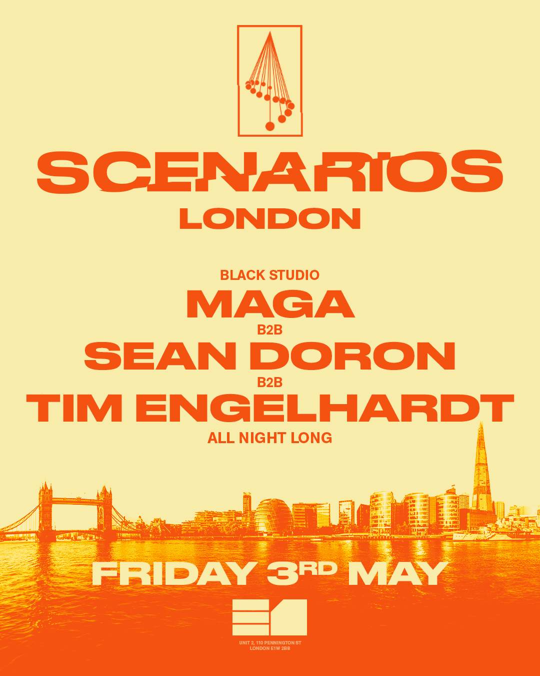 Scenarios London: MAGA, Sean Doron, Tim Engelhardt (All Night Long)  - Página trasera