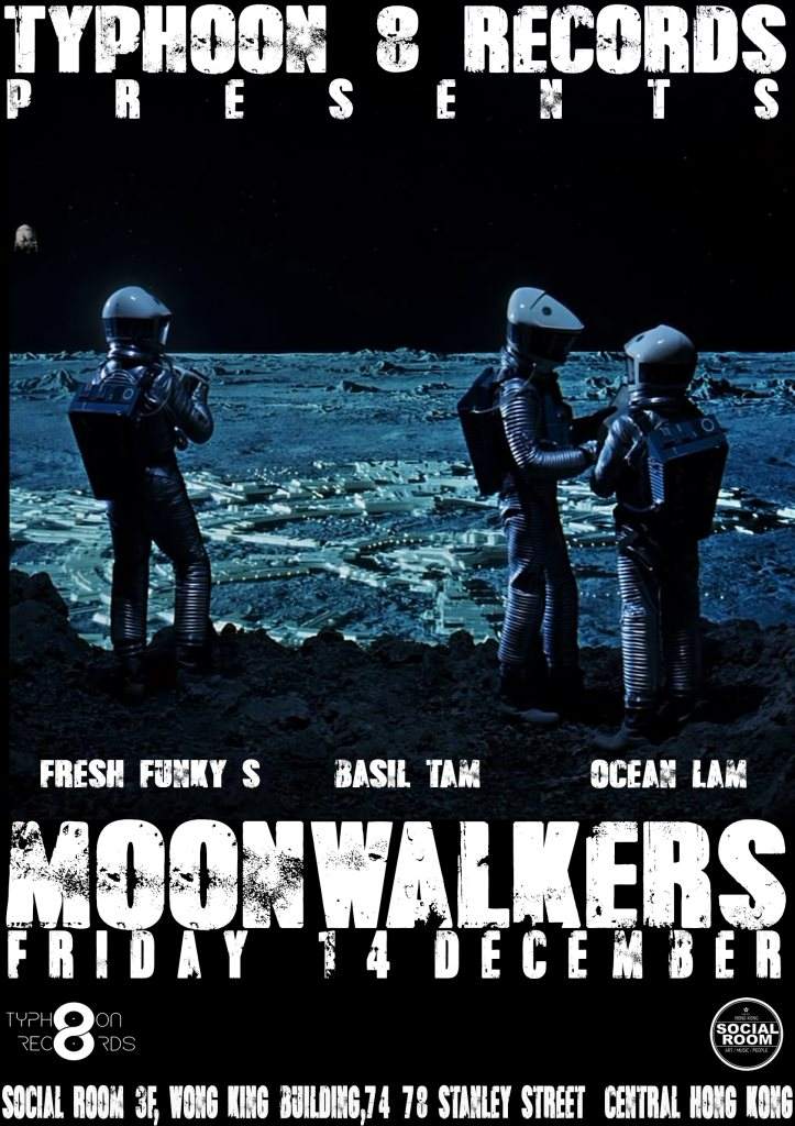Typhoon 8 Records presents Moonwalkers - Página frontal