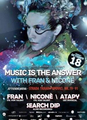 Music is the Answer w Fran & Nicone - Página frontal