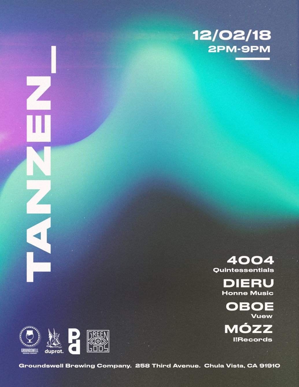 Tanzen - フライヤー表