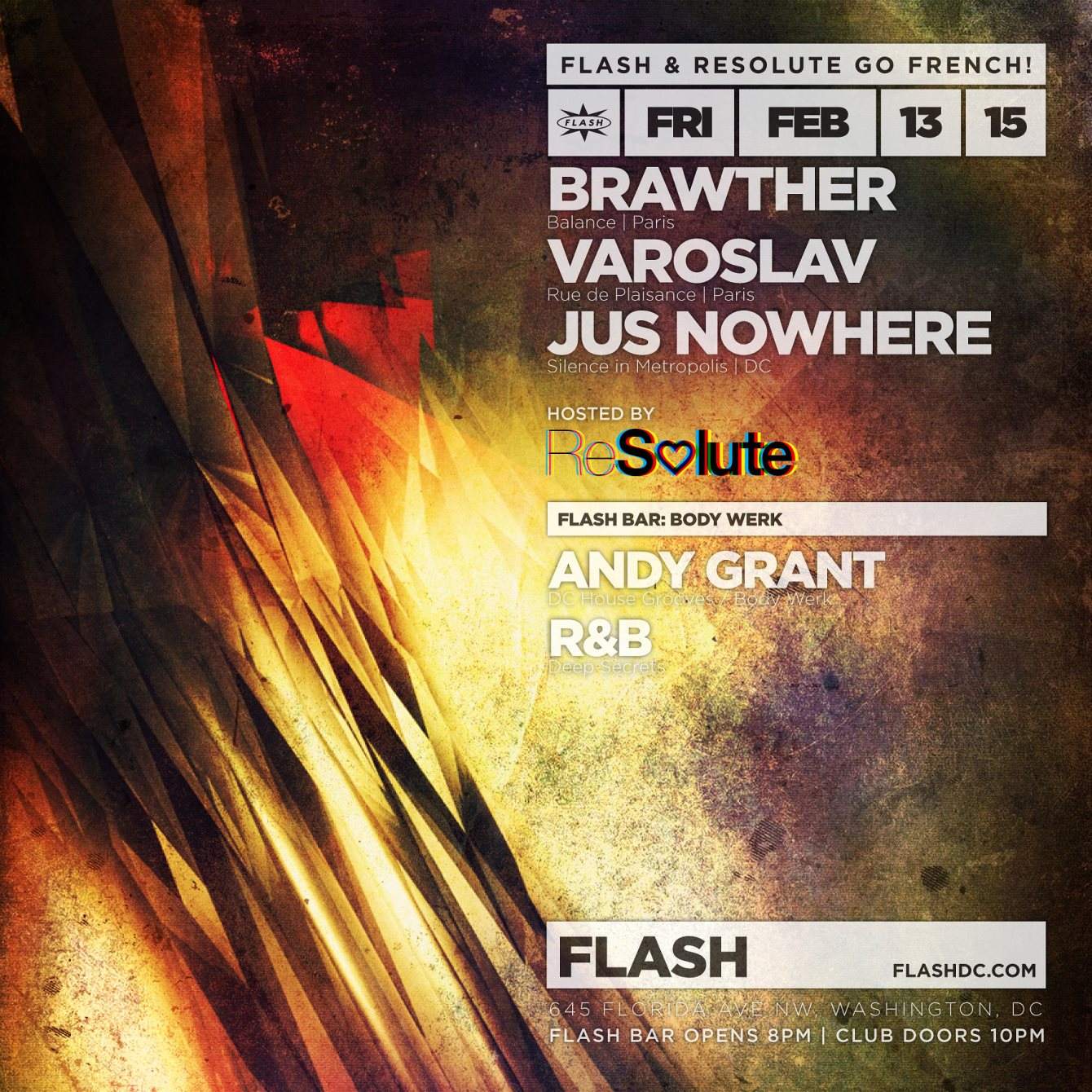 Flash & Resolute present GO FRENCH! with Brawther & Varoslav - Página trasera
