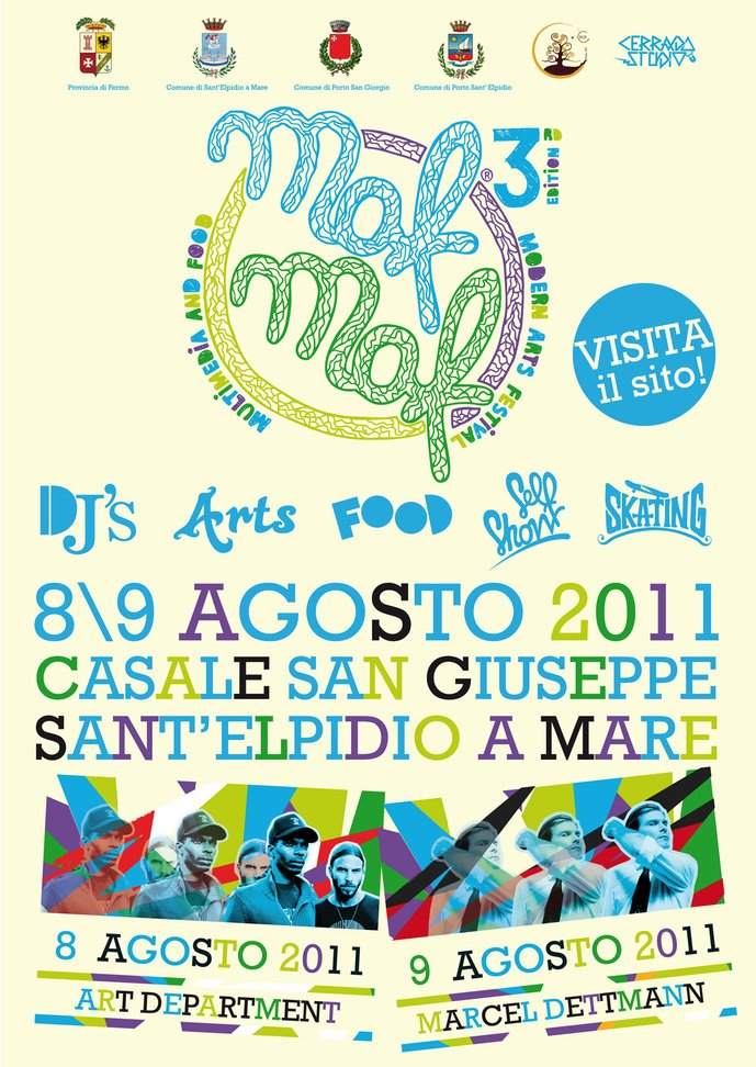 Maf Maf - Multimedia and Food Modern Arts Festival - 8 E 9 Agosto - Página frontal