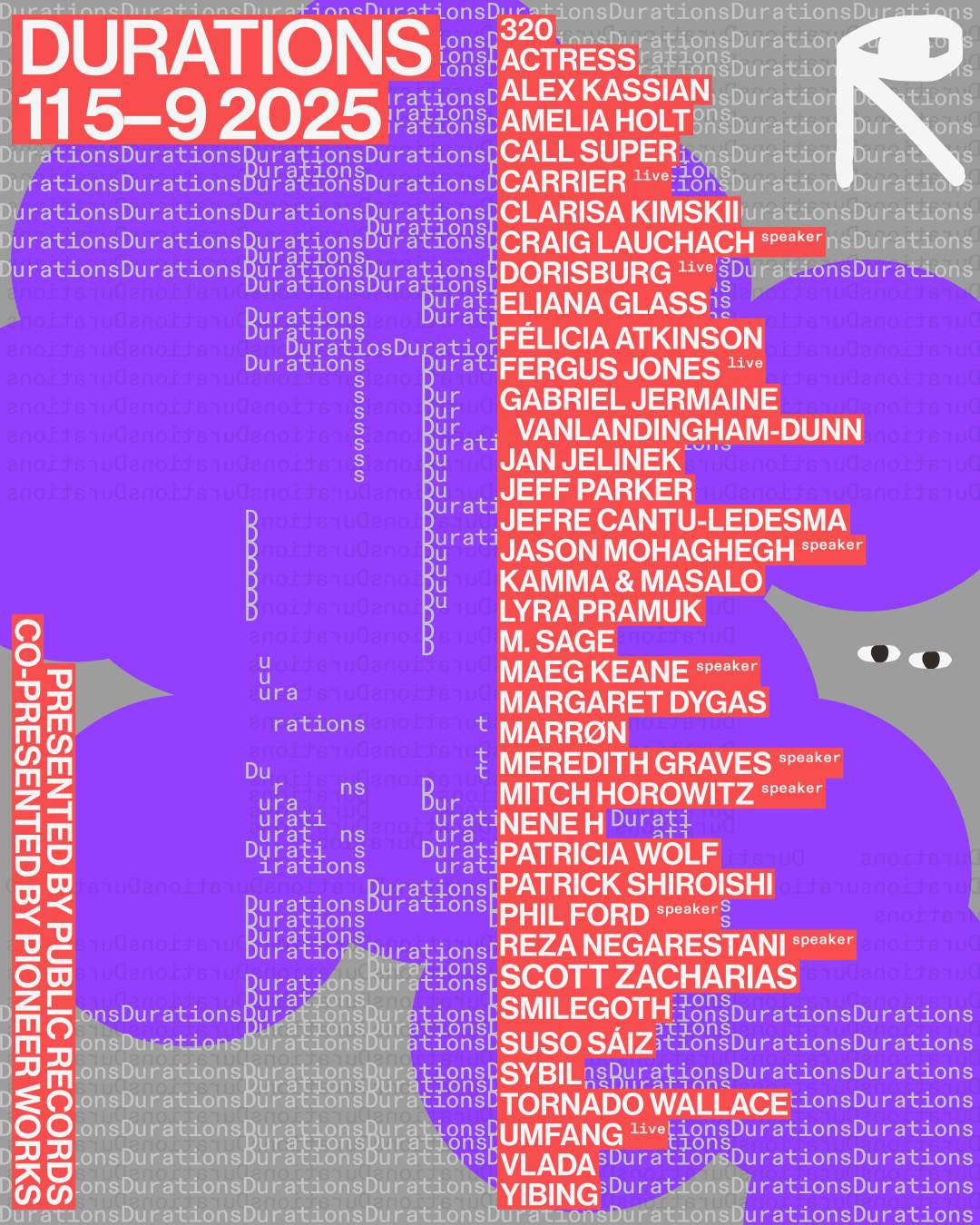 Durations 2025 Festival Pass at public records, New York City