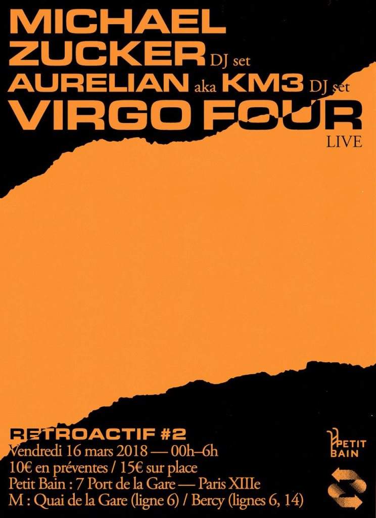 Retroactif #2 Avec Virgo Four (Live), Michael Zucker, Aurelian - Página frontal