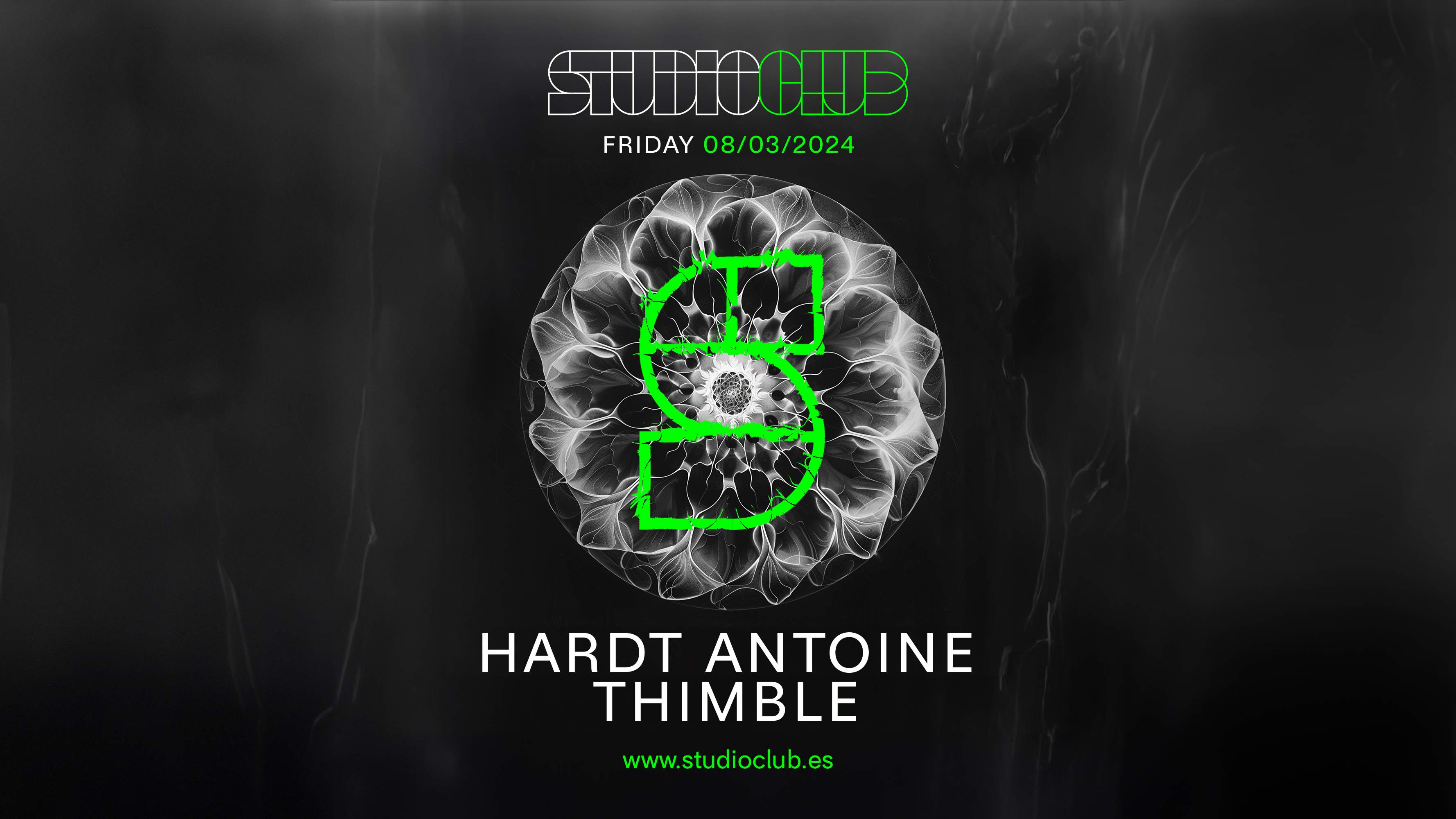 STUDIO present: Hardt Antoine & Thimble - フライヤー表