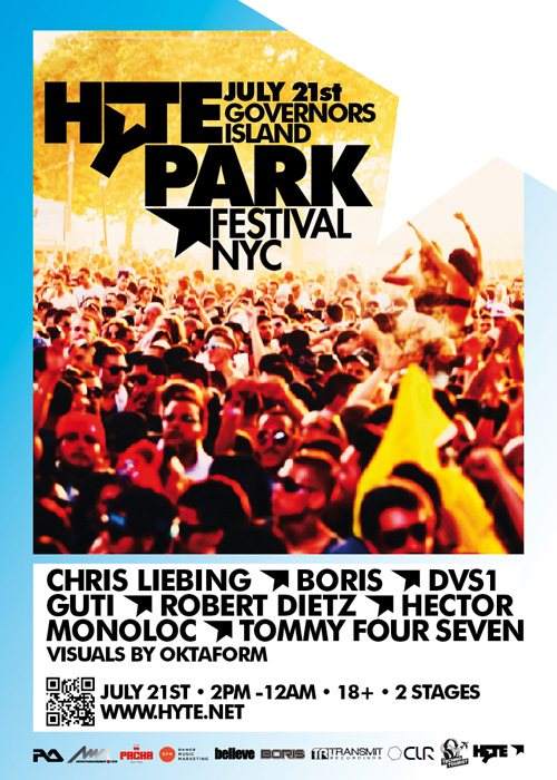 Hyte Park Festival - フライヤー表