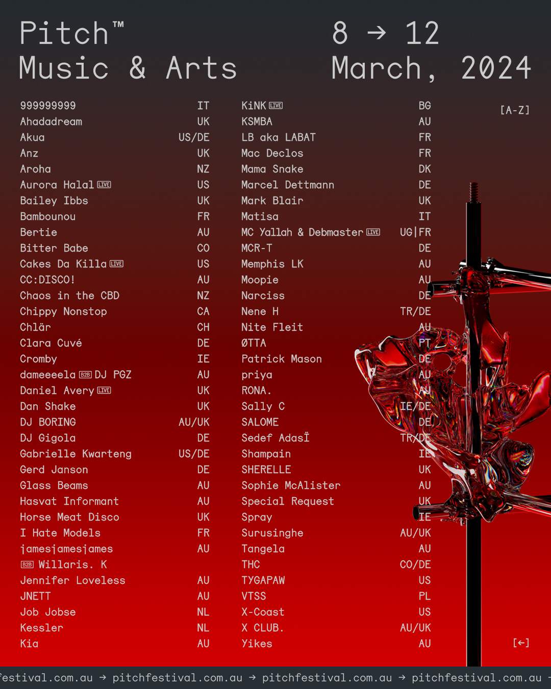 Pitch Music & Arts 2024 - Página frontal