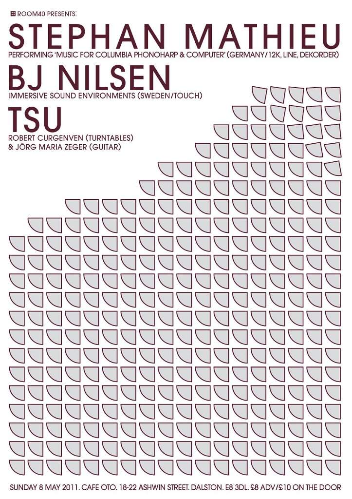 Stephan Mathieu, Bj Nilsen and Tsu at Cafe OTO, London