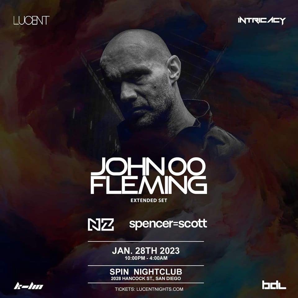 Lucent X Intricacy: John 00 Fleming Extended Set, NZ, Spencer Scott - フライヤー表