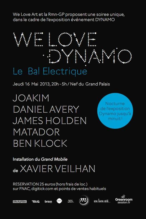 We Love Dynamo, Le Bal Electrique - フライヤー表