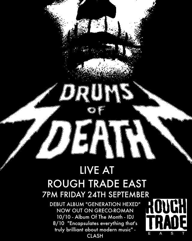 Drums Of Death Live Instore at Rough Trade East, London