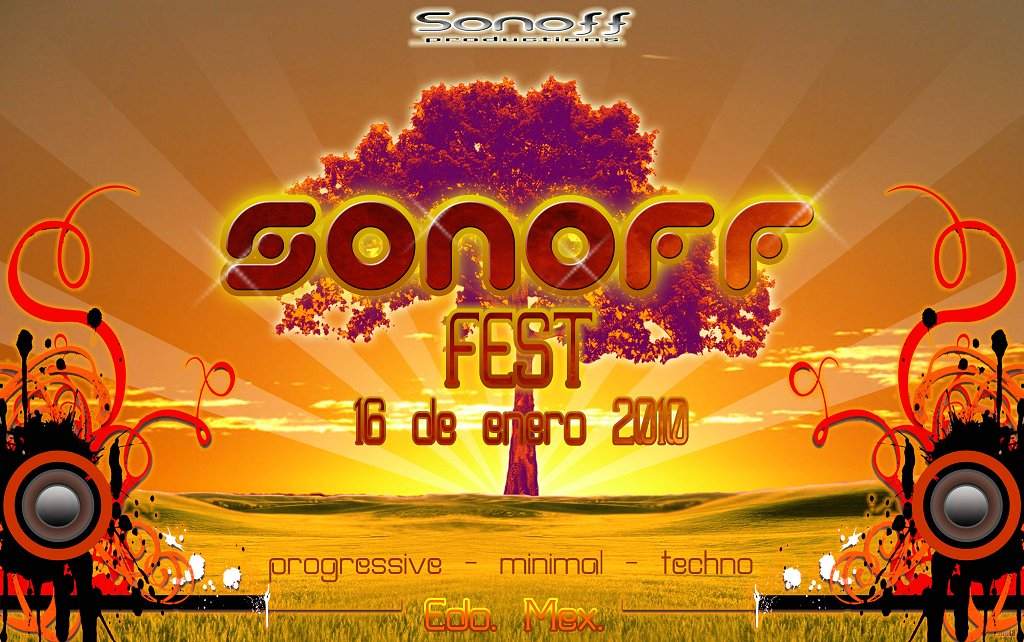 Sonoff Fest - Página frontal