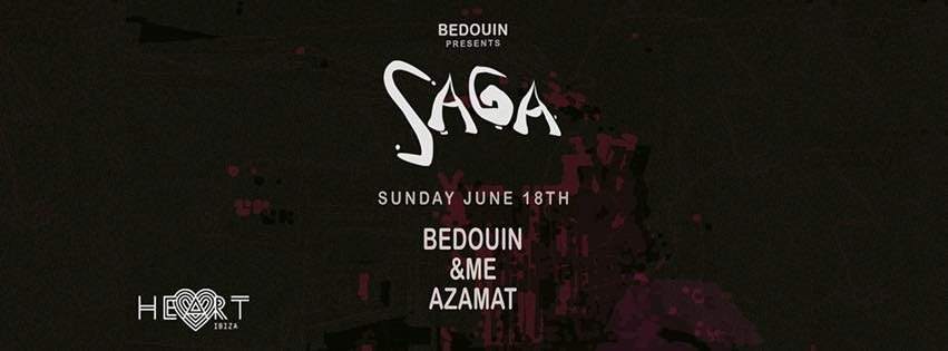 Saga June with Bedouin, &ME, Azamat - フライヤー表