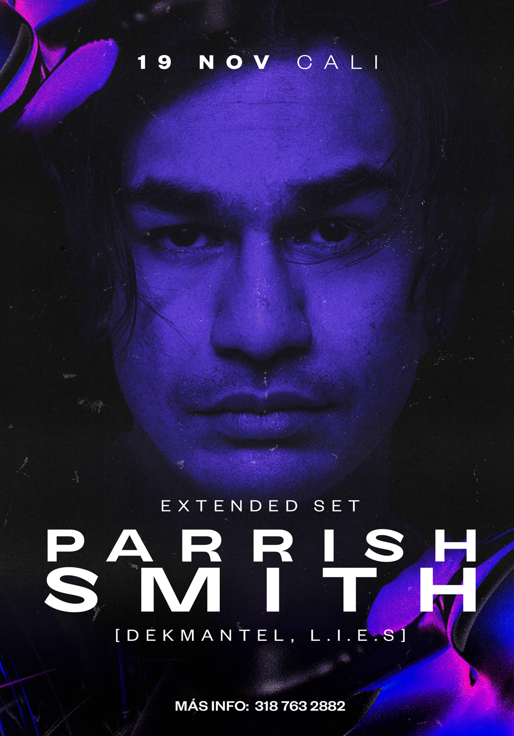 Parrish Smith [Dekmantel, L.I.E.S] Extended Set - フライヤー表