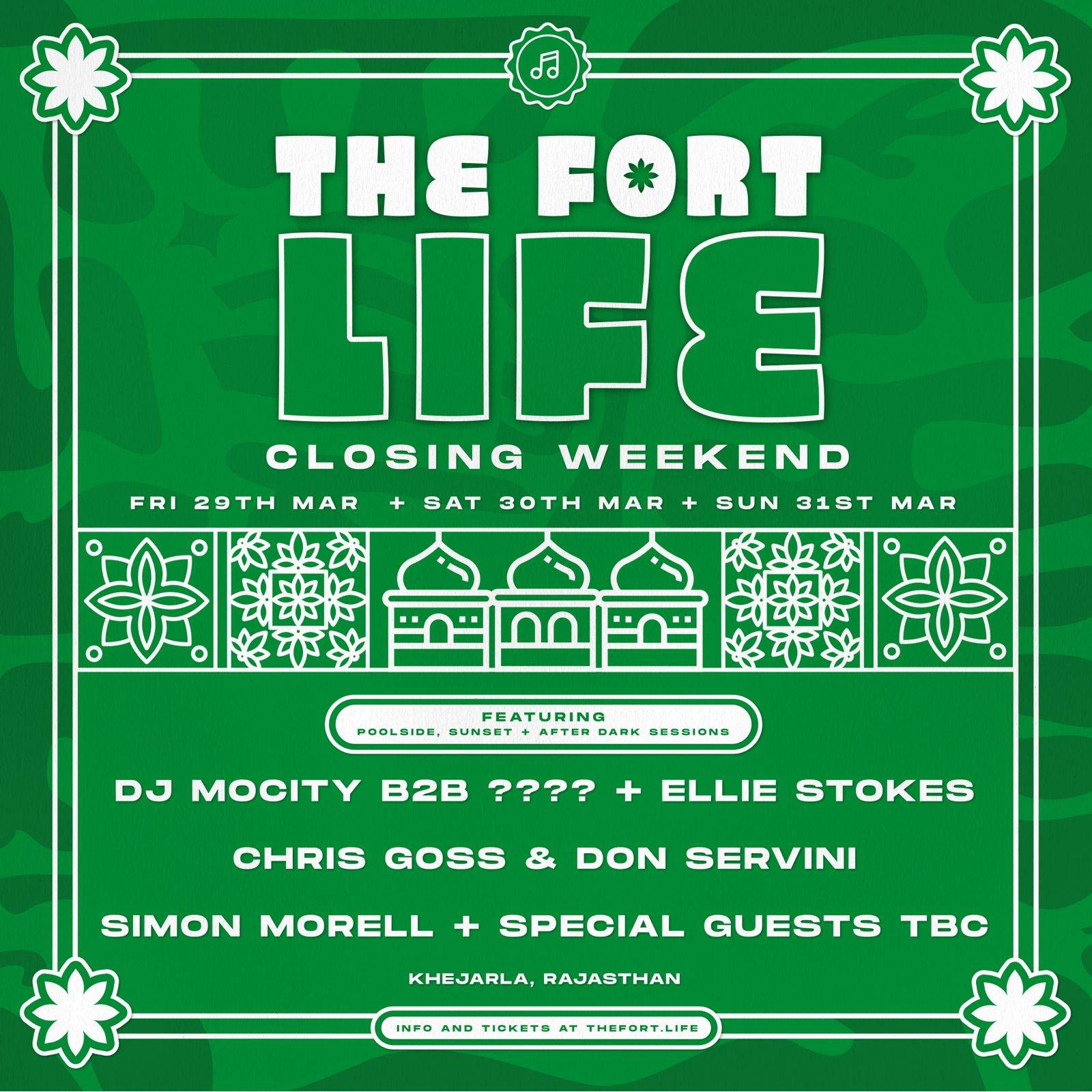 The Fort Life - Closing Weekend - フライヤー表