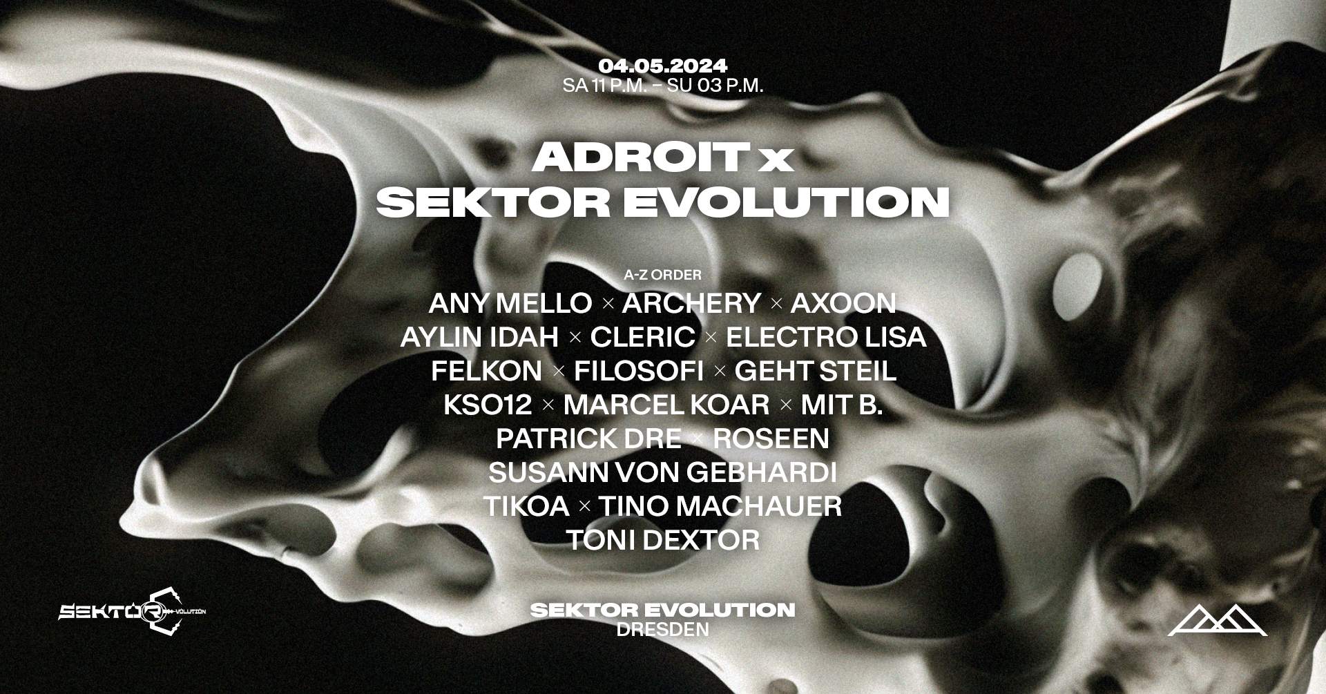 Adroit x Sektor Evolution - Página frontal