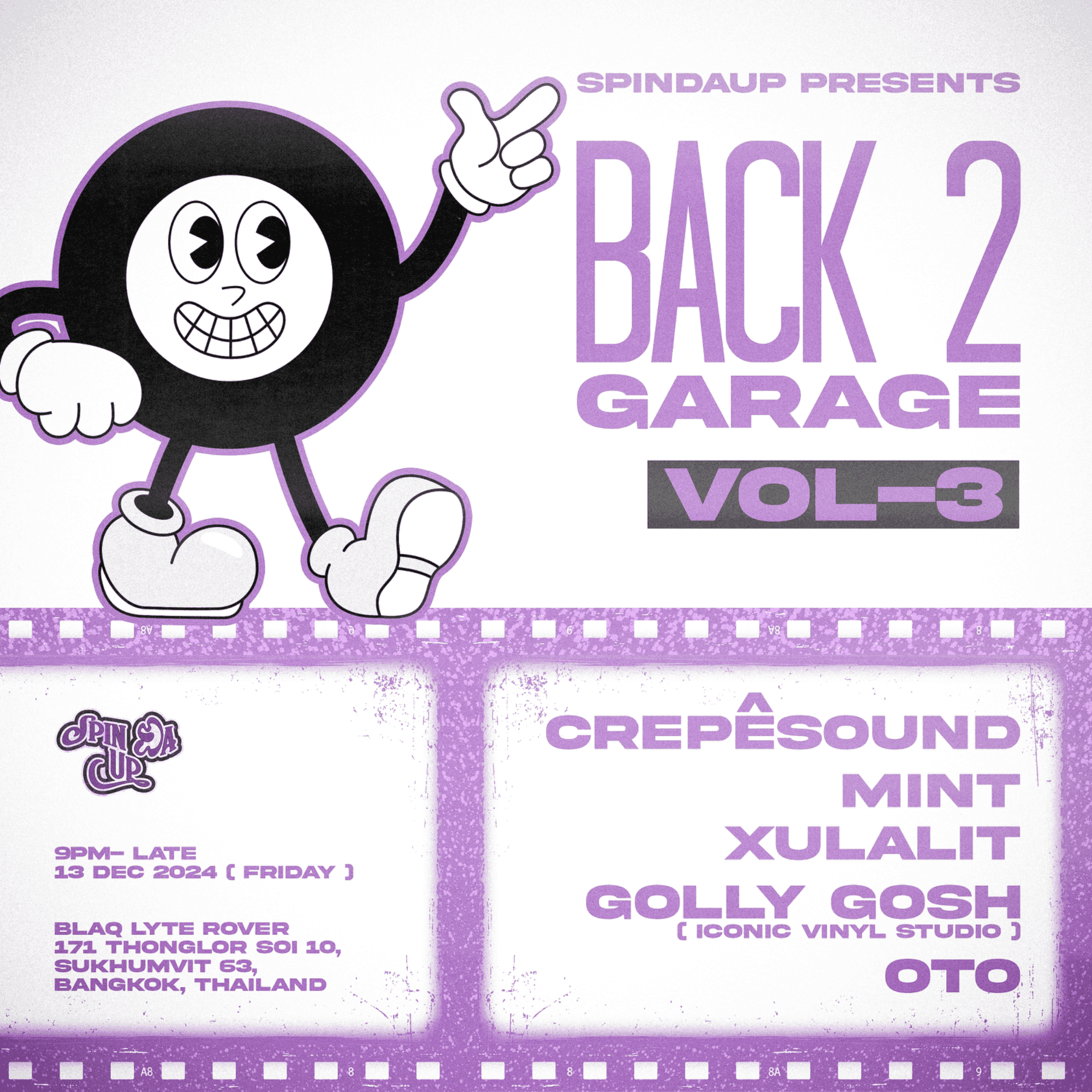 Back 2 Garage vol.3 at Blaq Lyte Rover, Bangkok