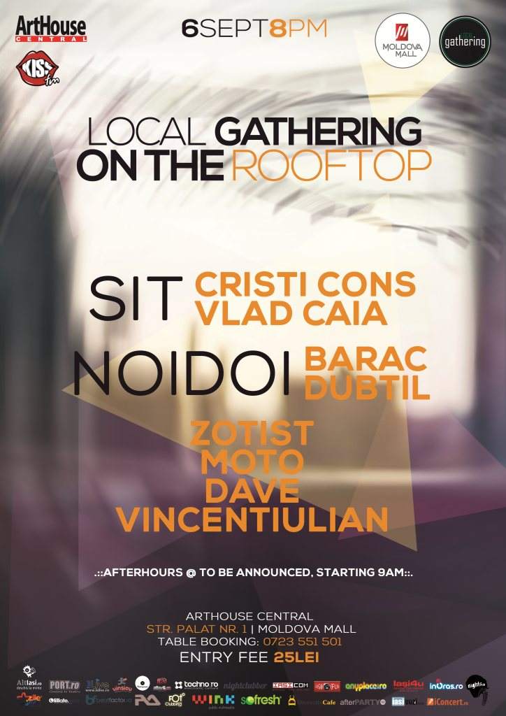 Local Gathering on the Rooftop with SIT Noidoi Zotist Moto Dave Vincentiulian - フライヤー表