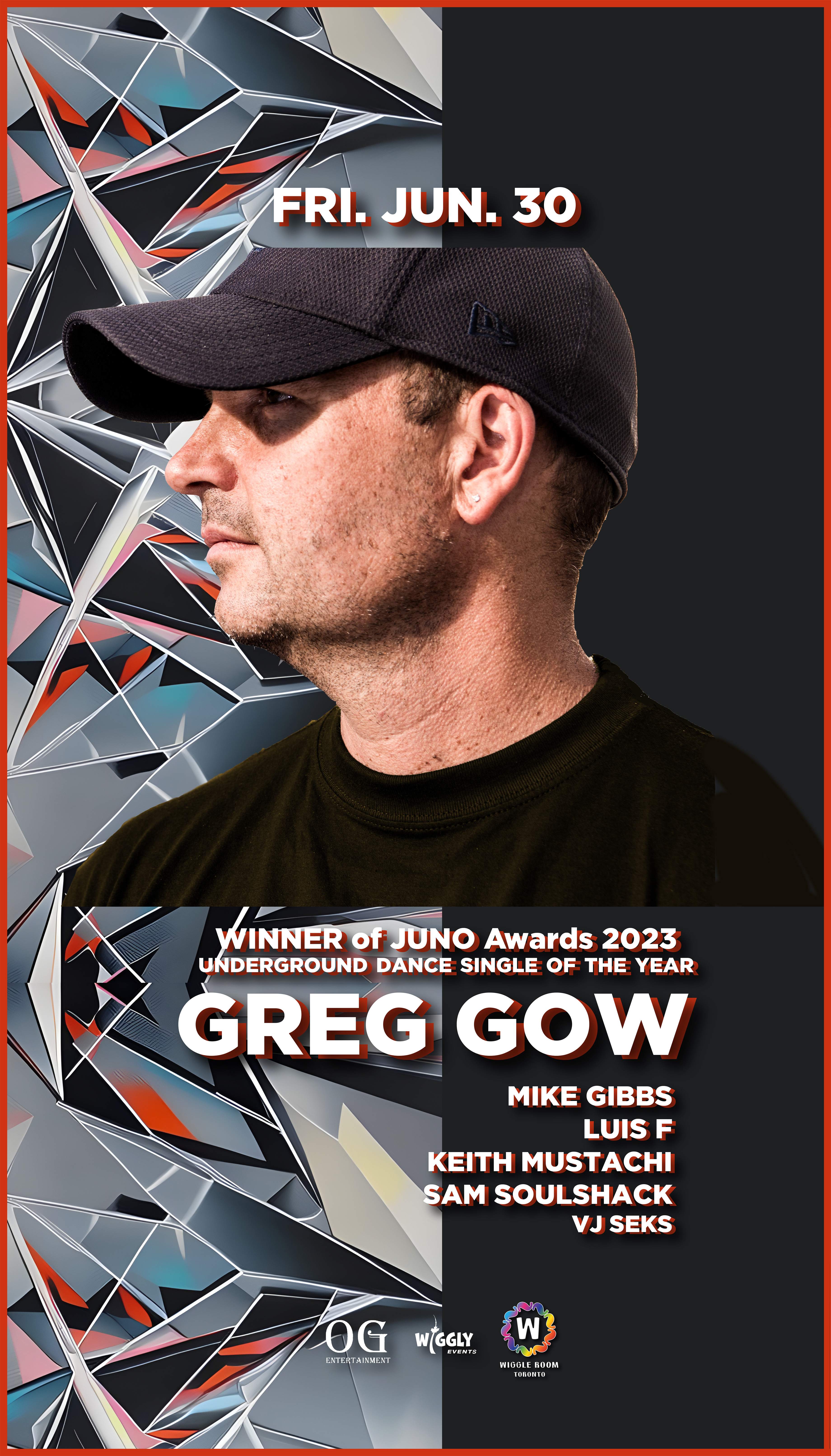 Juno Awards Winner: Greg Gow At Wiggle Room, Toronto