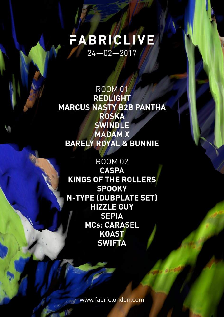 Fabriclive: Redlight, Caspa & Kings of the Rollers - Página frontal