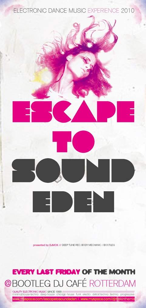 Escape To Sound Eden - Página frontal