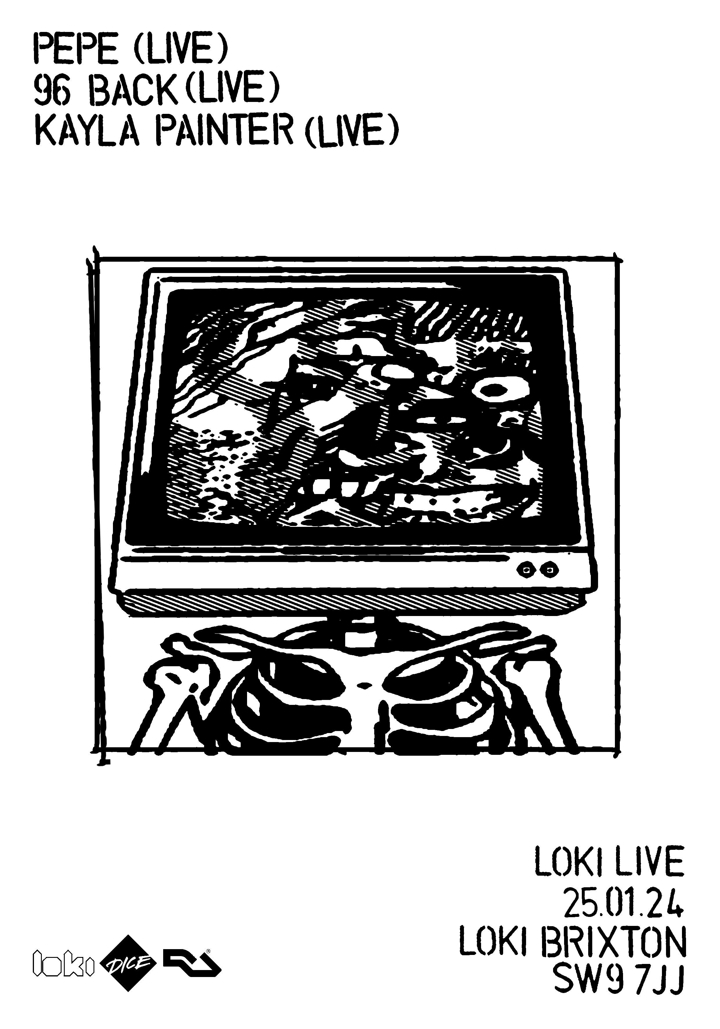 Loki Live: Pepe, 96 Back, Kayla Painter - Página frontal