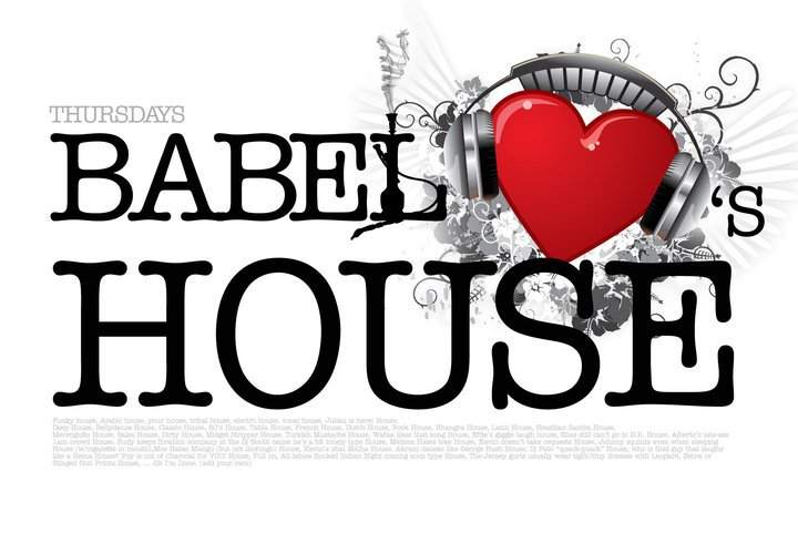 Babel Loves House Thursdays - フライヤー表